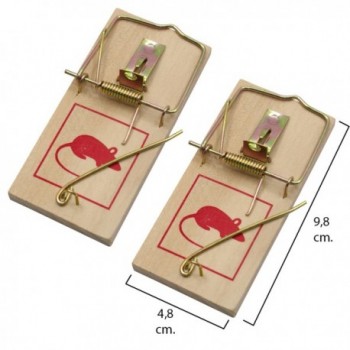 Wooden mouse trap 9.8 x 4.8...