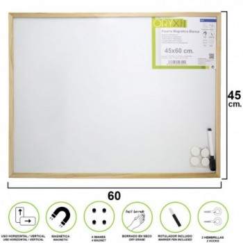 Magnetic Whiteboard 45x60...
