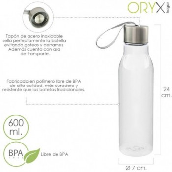 600 ml Plastic Water Bottle...