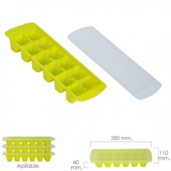 Ice Tray for 12 Cubes with Lid
