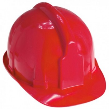 Red Hard Hats for Works