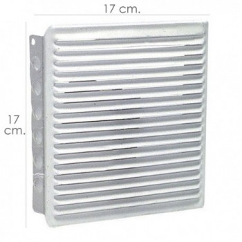 Fitted 17x17 cm ventilation...