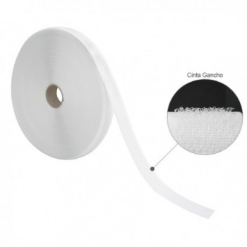 White Velcro Hook Tape with...
