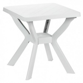 Square White Resin Table...